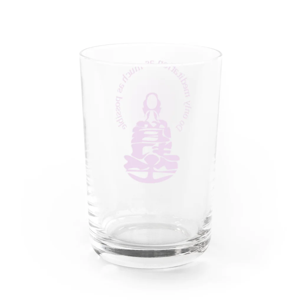 『Nothing Is Real』-- IN SUZURIの只管打坐h.t.　紫 Water Glass :back