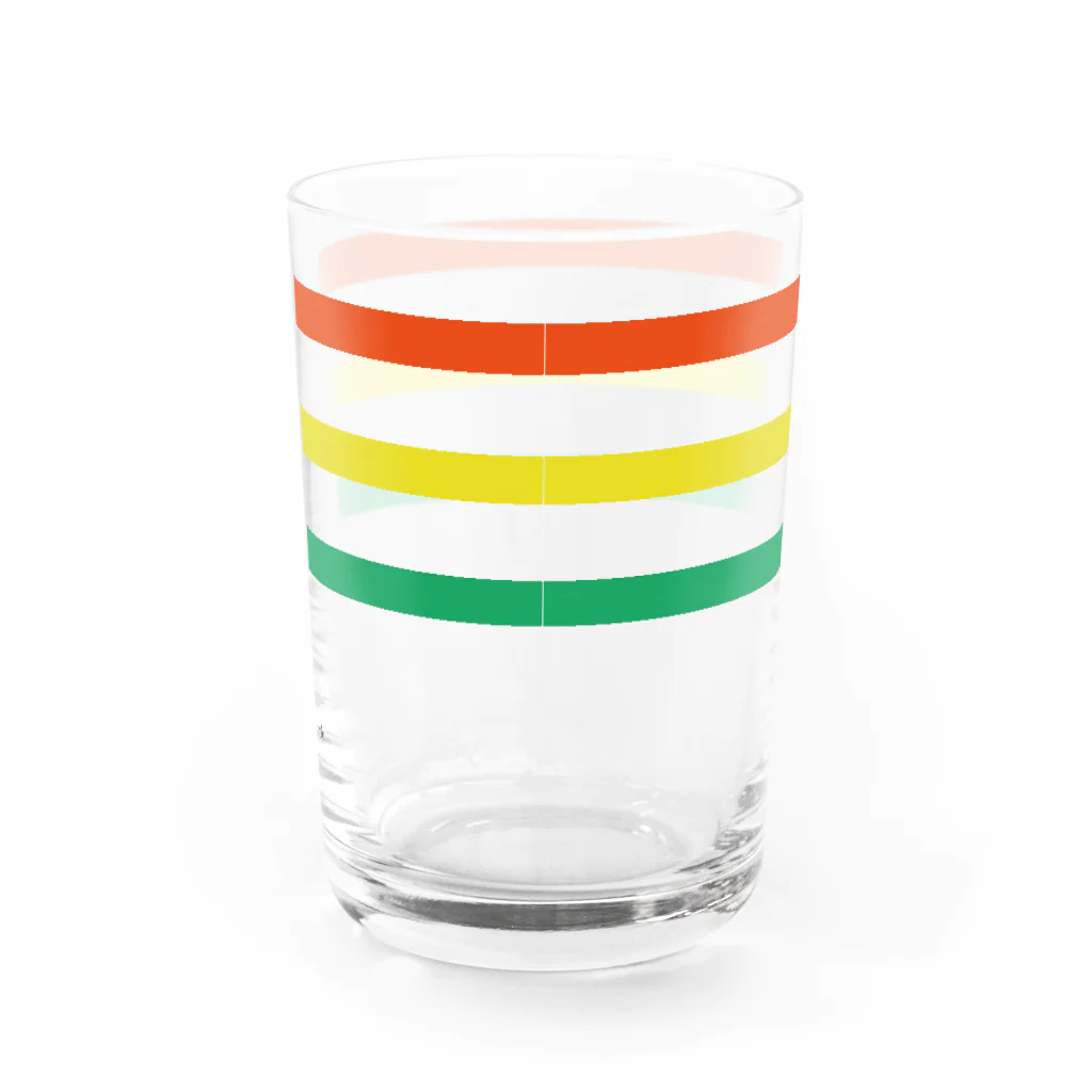 Knot a smileのココまでグラス【no.1 シンプル】 Water Glass :back