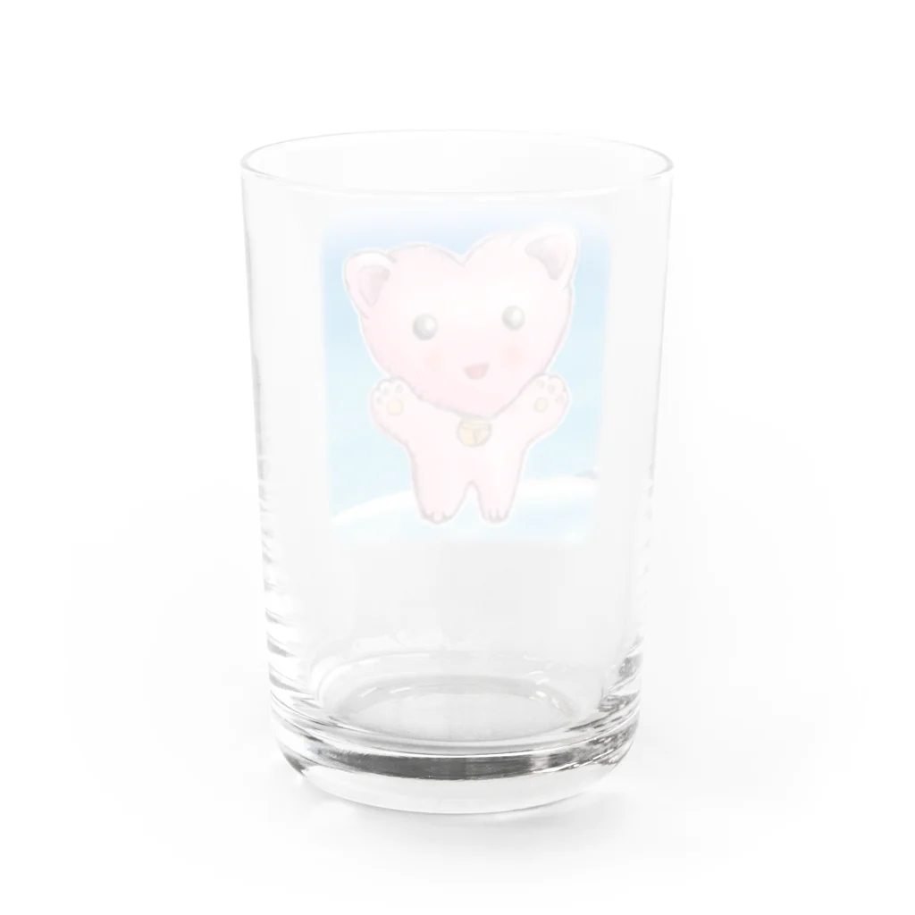 M-LIFEのハーキャット Water Glass :back