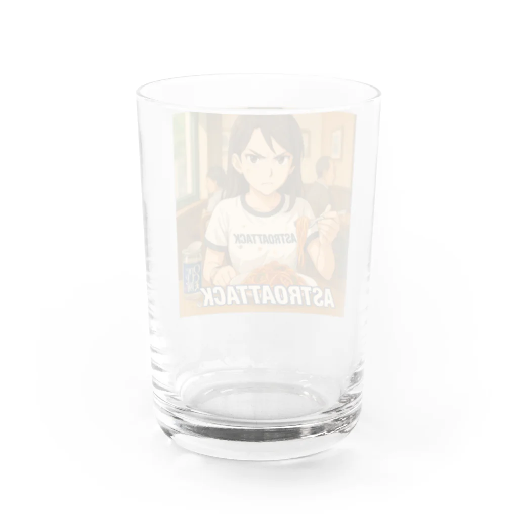 astroattackのASTROATTACK　ナポリやタンソース飛び Water Glass :back