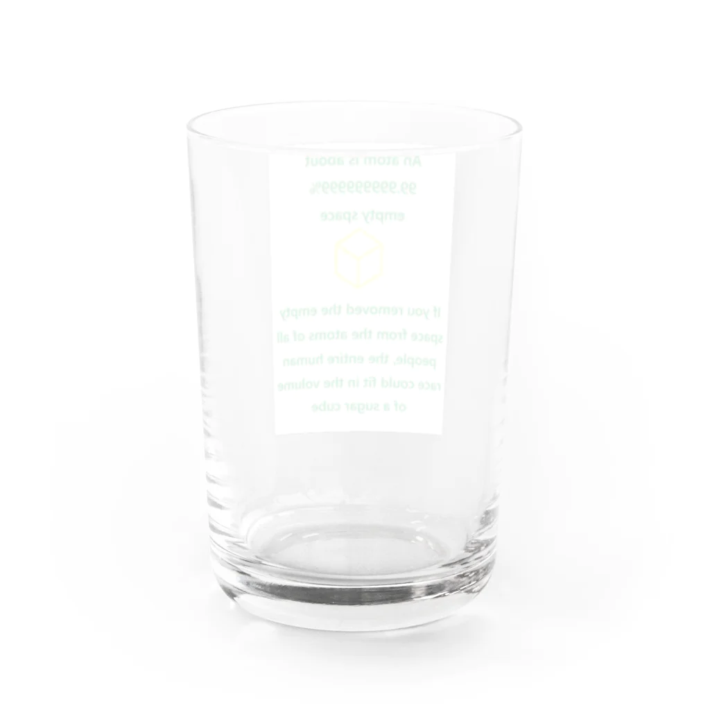 きびだんごのsugarcube Water Glass :back