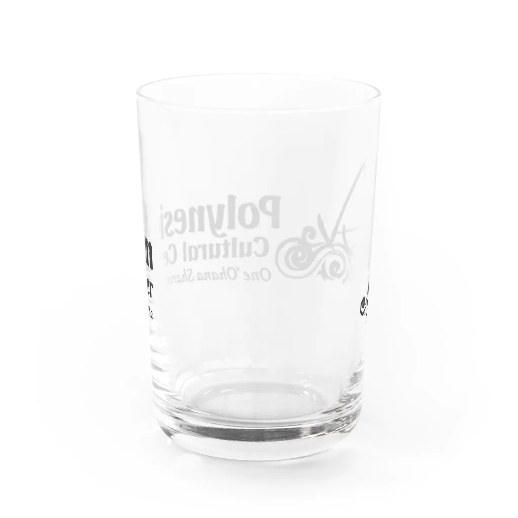 ポリネシア・カルチャー・センターのポリネシアカルチャーセンター　ロゴアイテム Water Glass :back