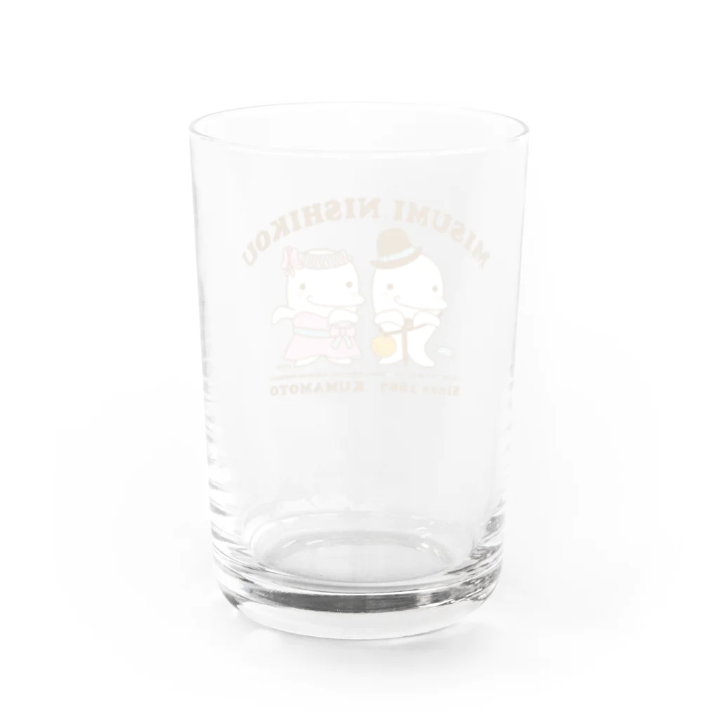 三角西港 世界遺産登録！ スナメリビーチのムル＆メリィ Water Glass :back