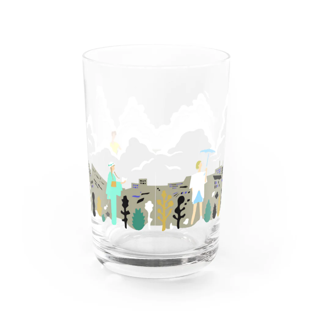 マツゲストアの入道雲 Water Glass :back