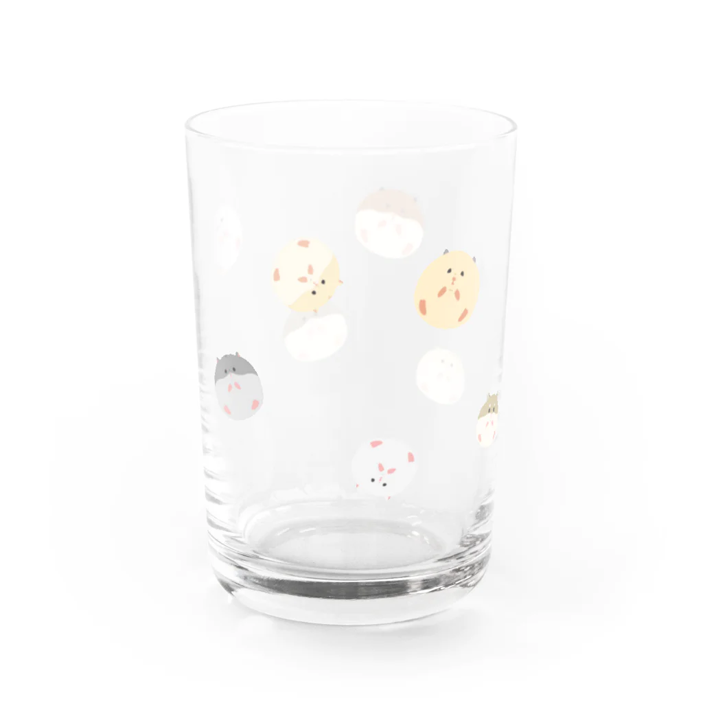 なてぃ子.  ハムスターのころころハムスター Water Glass :back