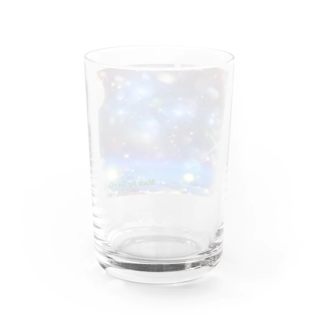 ナギ@❤️うちなーLove❤️🌈PleiadesStarSeed🌈✨てぃん✴︎がぁーら主宰✨🌈のPleiades floating on the horizon Water Glass :back