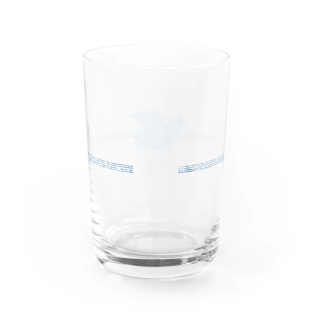 節操のないごった煮のみずひきふうぽっぽ Water Glass :back