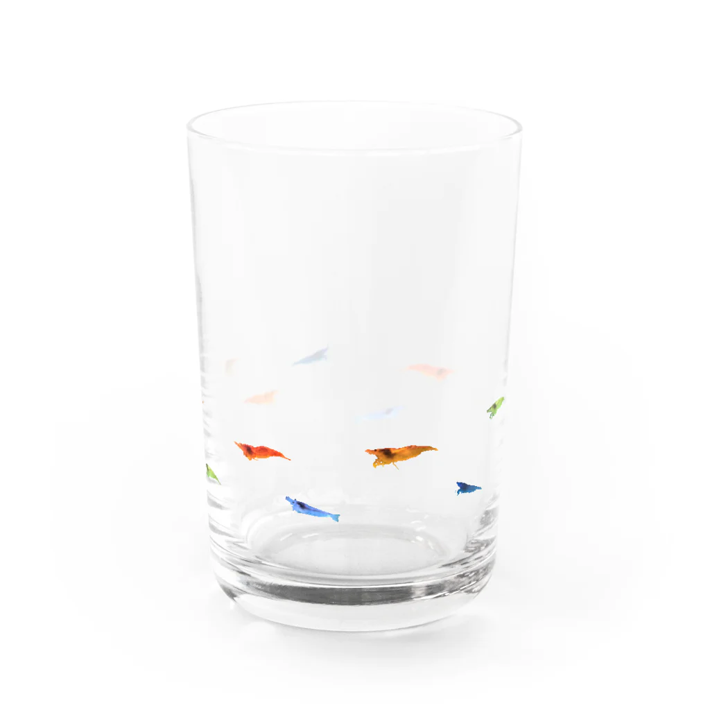 saoliicaのエビのツマツマ Water Glass :back
