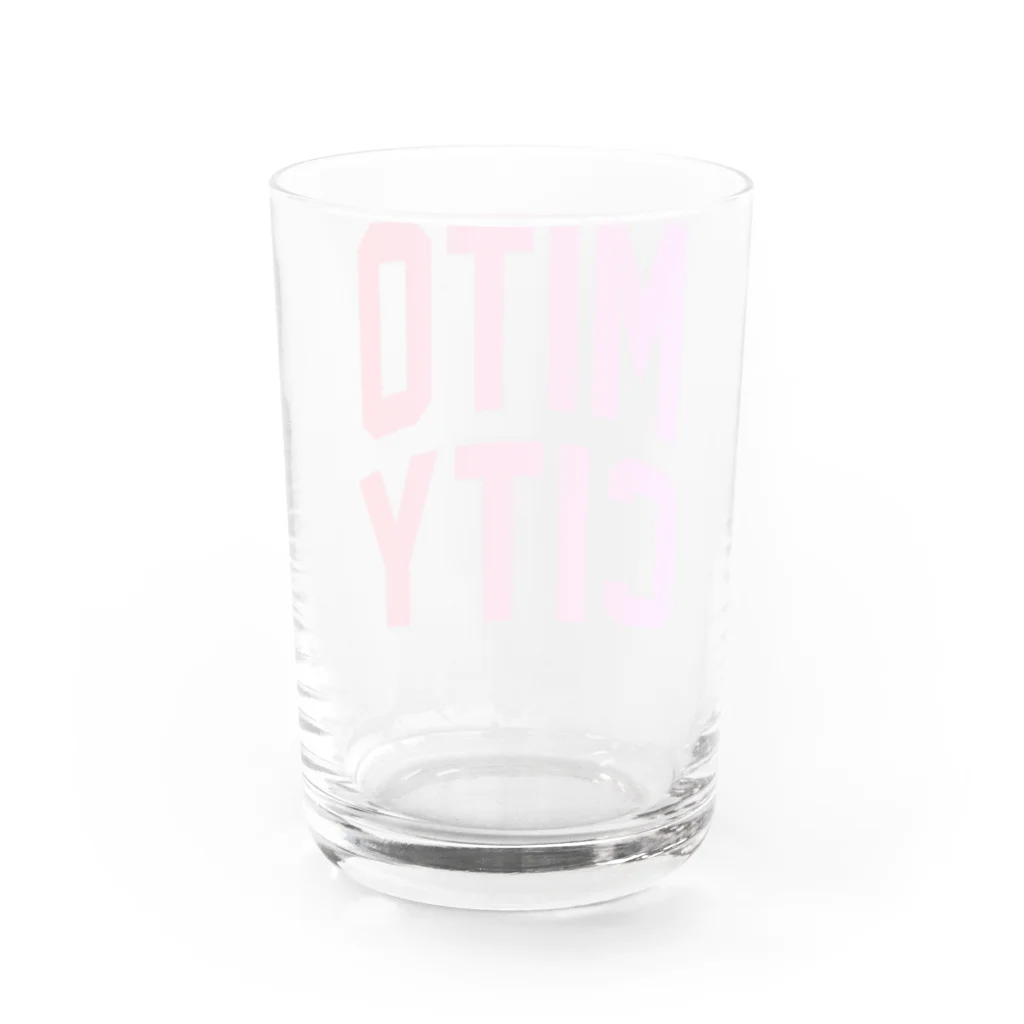 JIMOTOE Wear Local Japanの水戸市 MITO CITY Water Glass :back