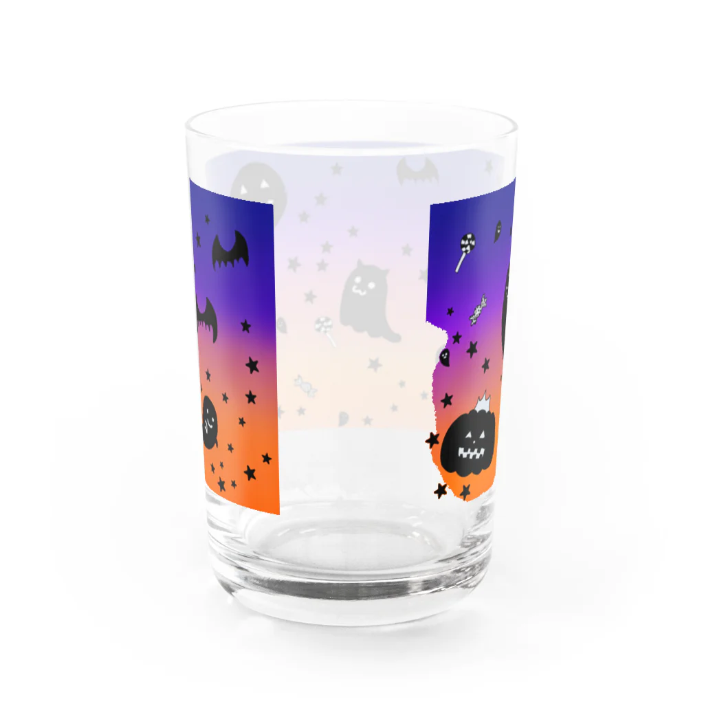 Je te veuxのおばけパレード グラデ空 Water Glass :back