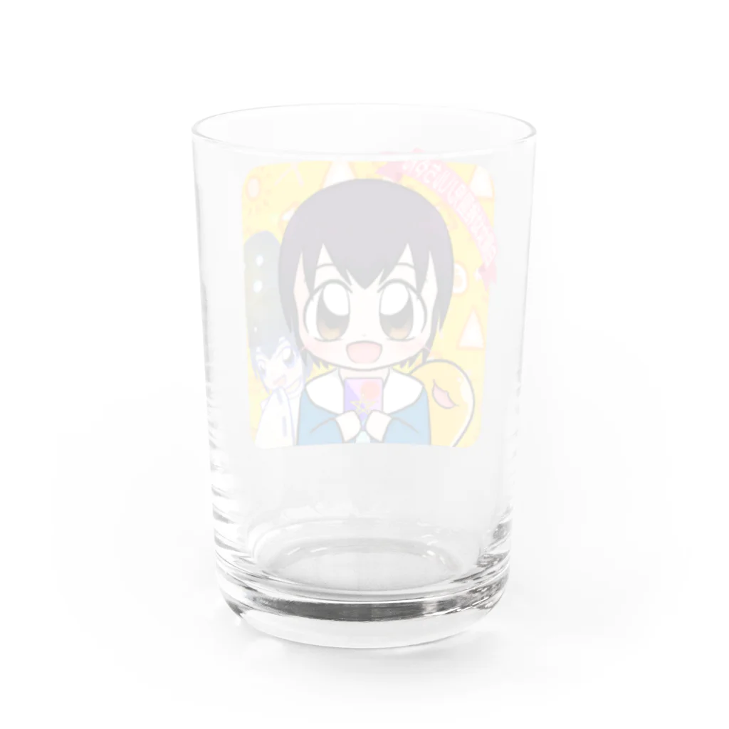 さくらんぼ絵巻の店の白魔女幼稚園児ハルちゃん Water Glass :back