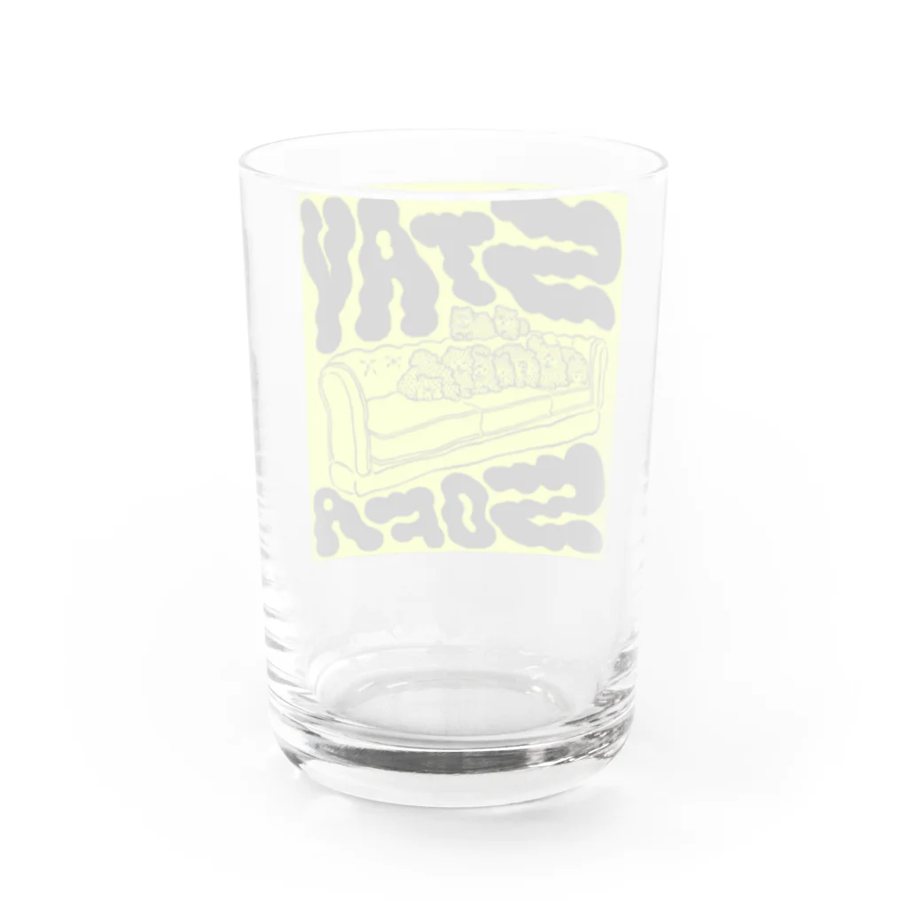 GEEKS COUNTER ATTACKのSTAY SOFA(yellow) Water Glass :back