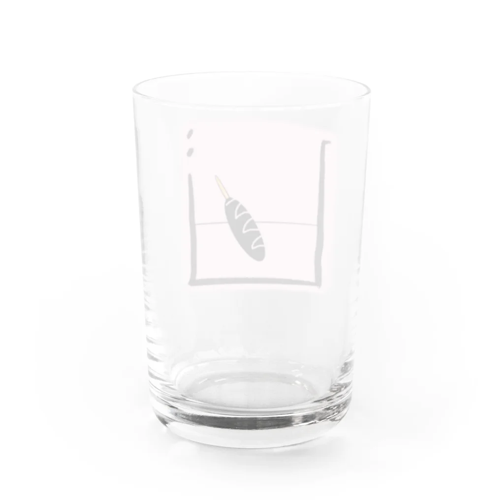 hrdの作業場のフランクKUHURUTO(赤) Water Glass :back