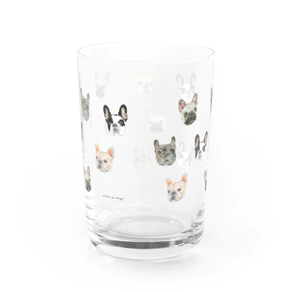 noe_to_meg (ノエとめぐ)のブヒがいっぱい Water Glass :back