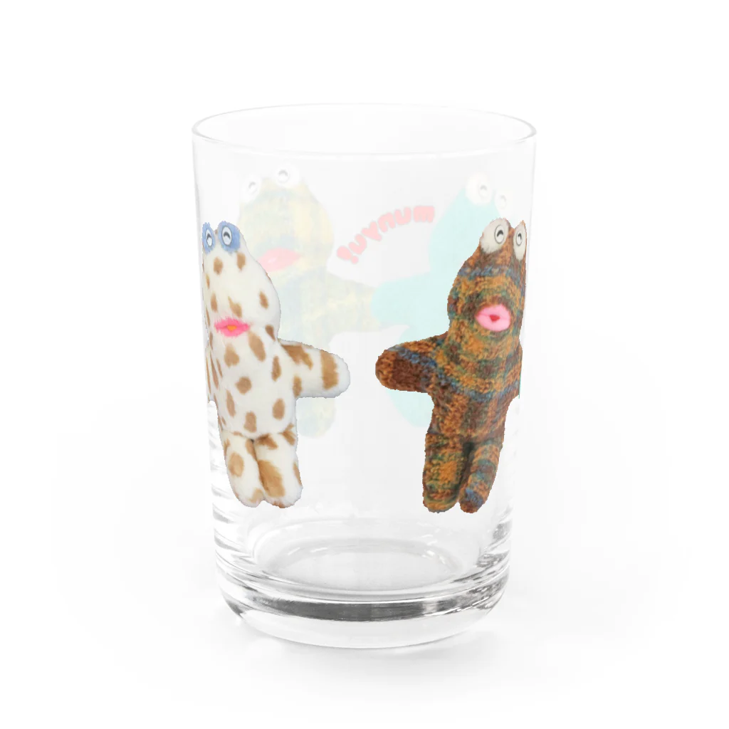 むにゅのなかよしけろポコ Water Glass :back