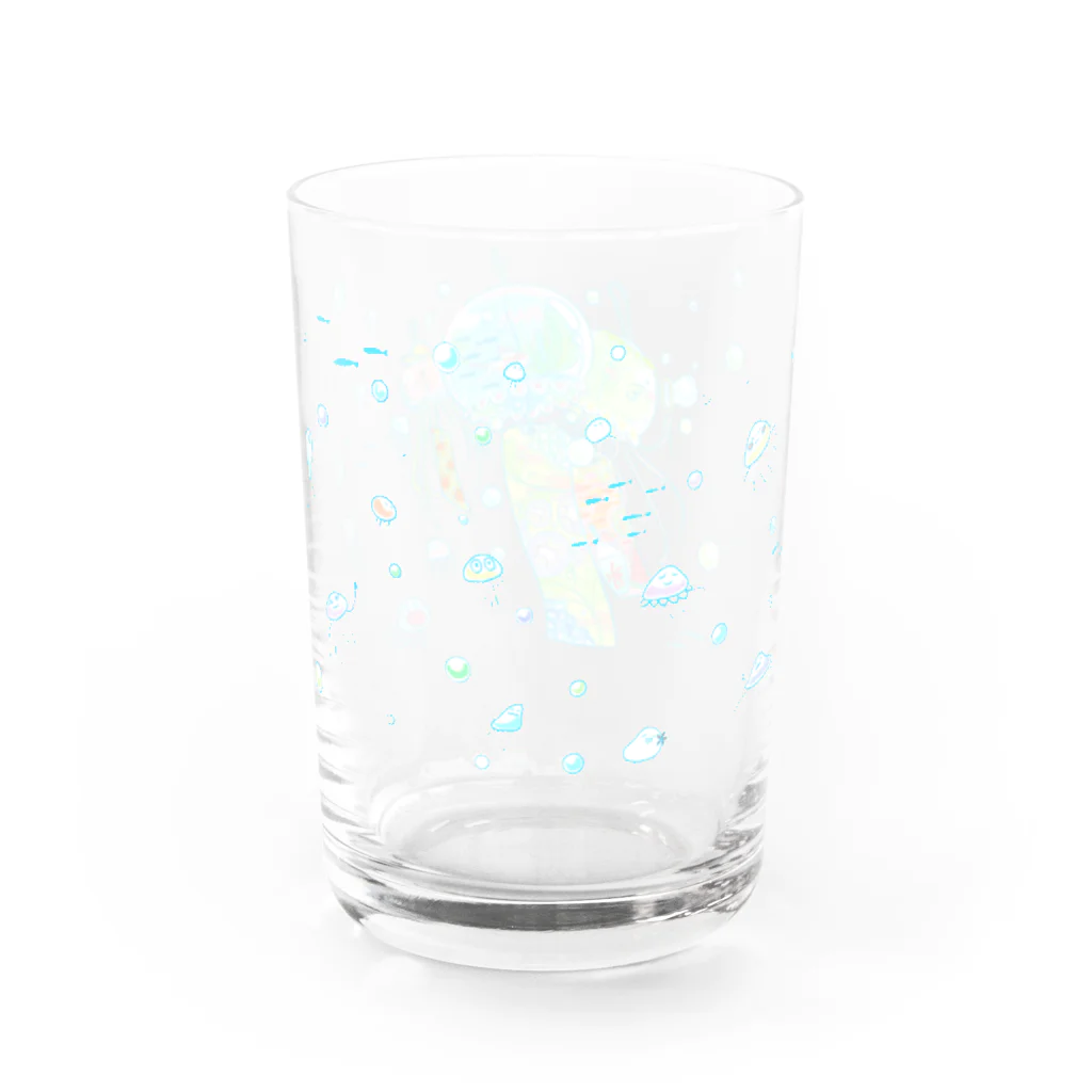 ahihoのクラゲの風鈴たち ♪( ´ε ｀๑)ノ Water Glass :back