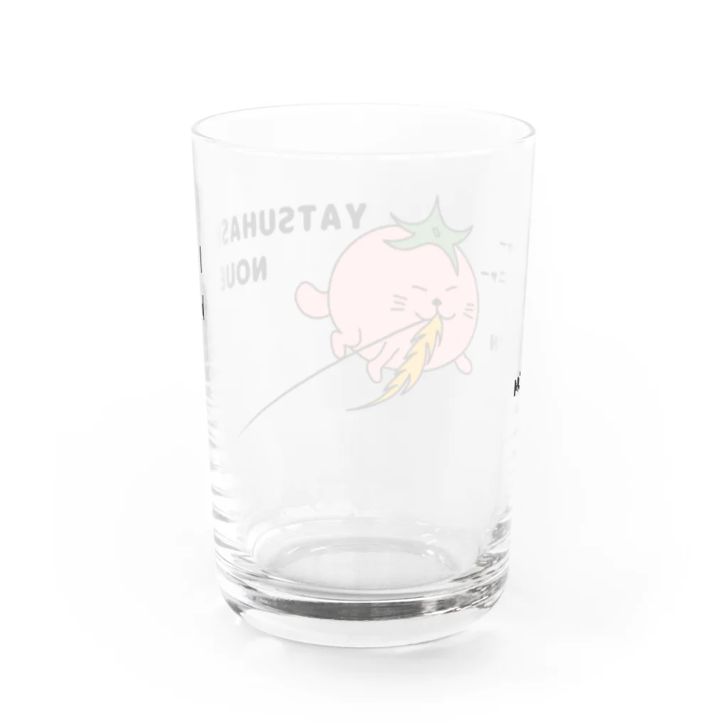 やつはし農園のニャーニャー Water Glass :back