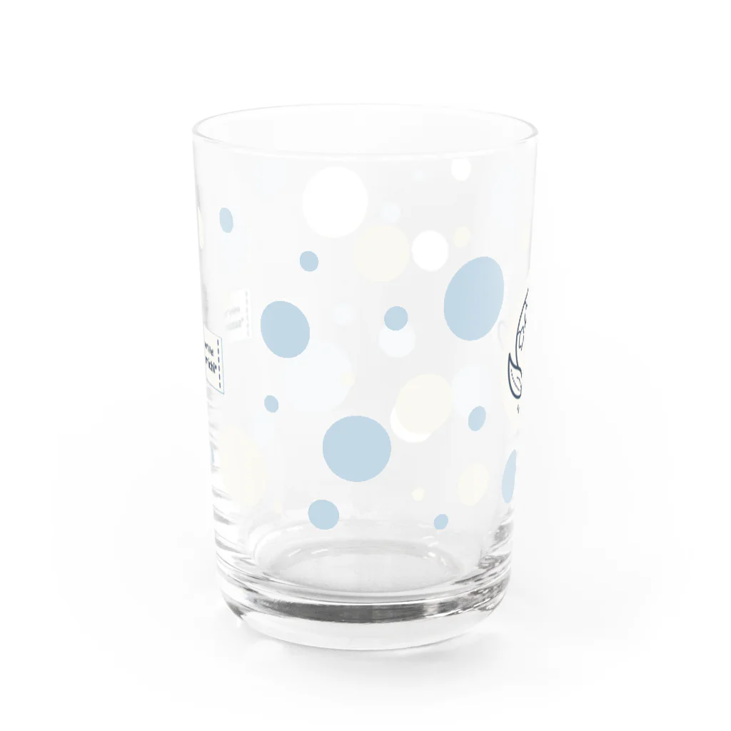 鈴蘭小道の鈴蘭グラス（ドット） Water Glass :front