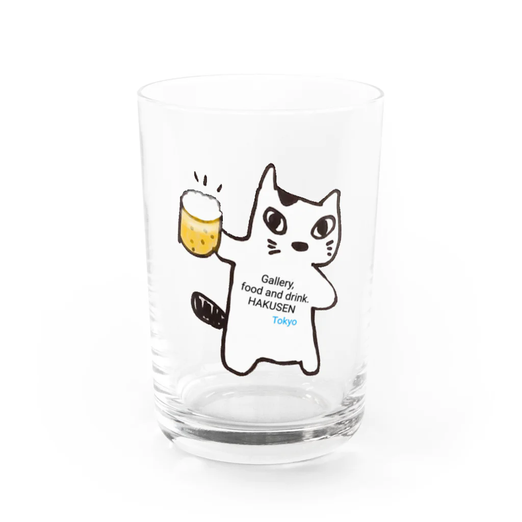 ギャラリーとお料理とお酒　はくせんのにゃんたろ第三弾 Water Glass :front