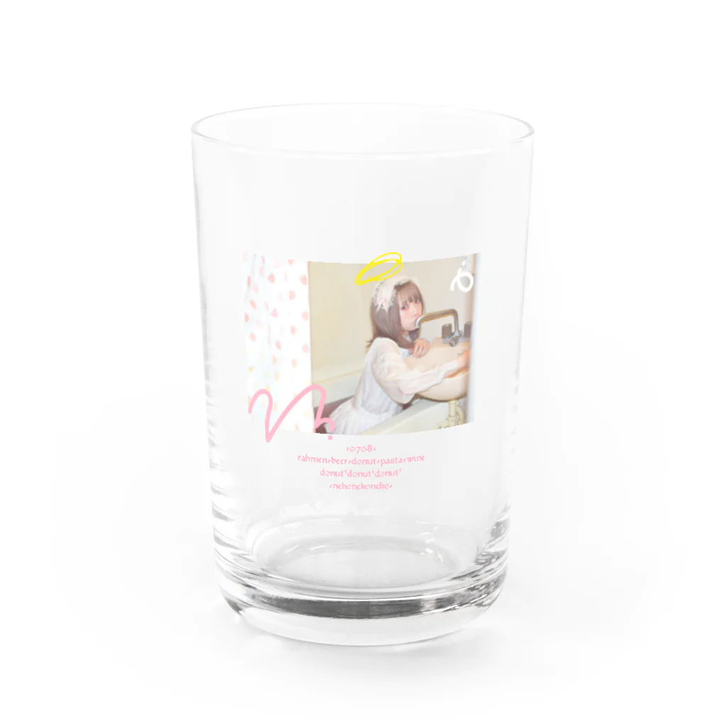 とても無能のいちごのシャワーカーテン Water Glass :front