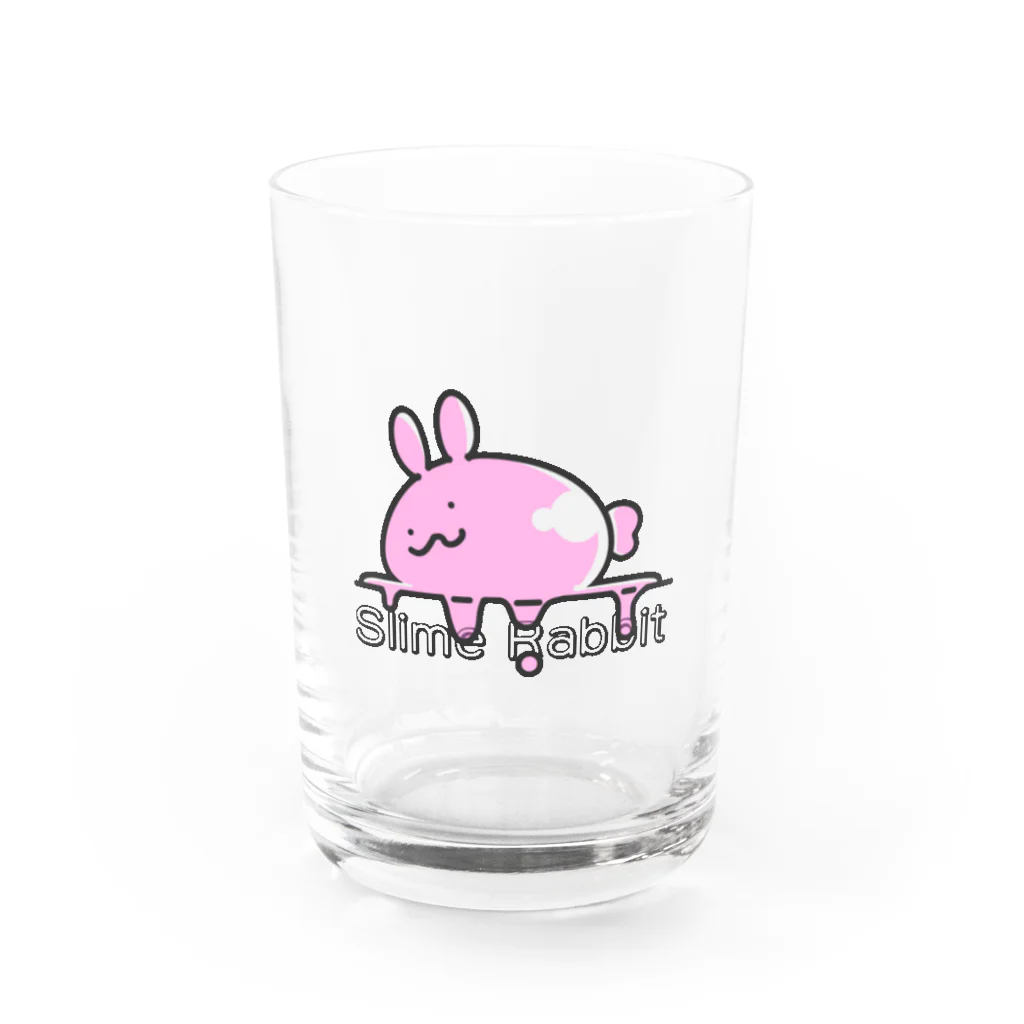 傘工房のスライムらびっと Water Glass :front