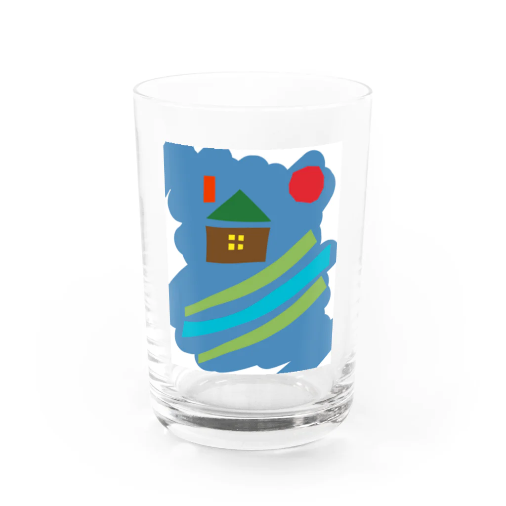Paca. SHOPの在るいえの絵本 Water Glass :front