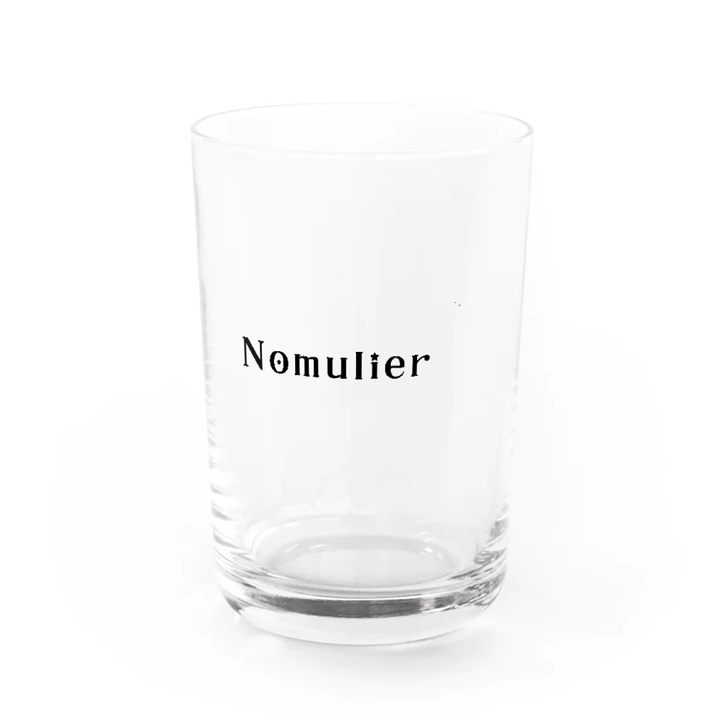 He told me/ノムリエのノムリエグッズ Water Glass :front