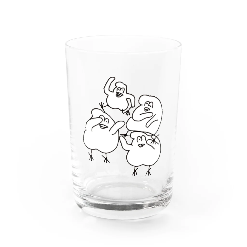 【原画】とりもち mugny 2枚セット ダンスとりもち / mugny shop ( mugny )のグラス通販 ∞ SUZURI