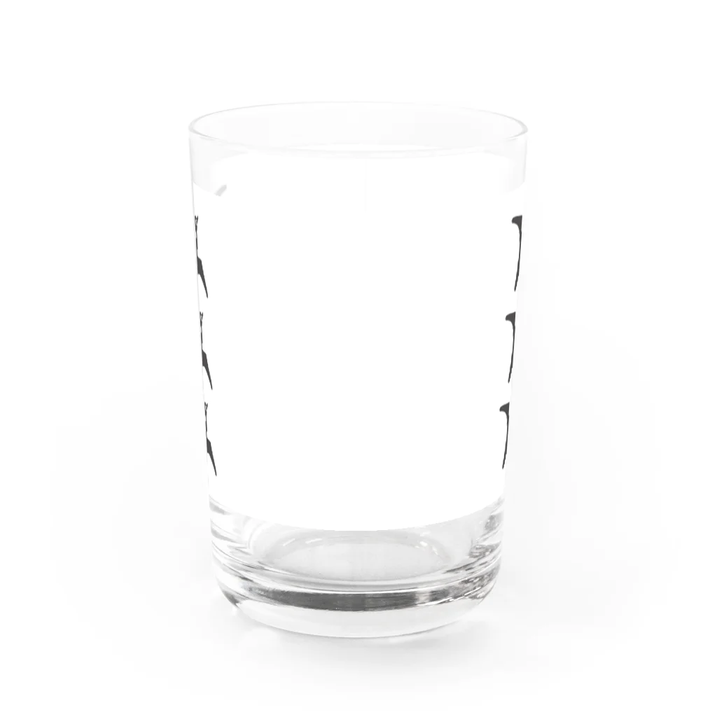 Rigelの直江兼続の部隊旗 Water Glass :front