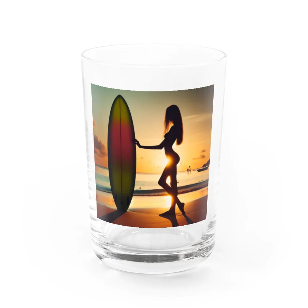 hoodie styleの夏 Water Glass :front