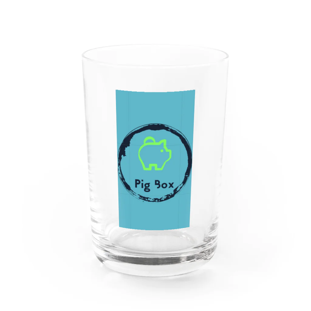Pig Boxのぶたちゃんはお好き？ Water Glass :front