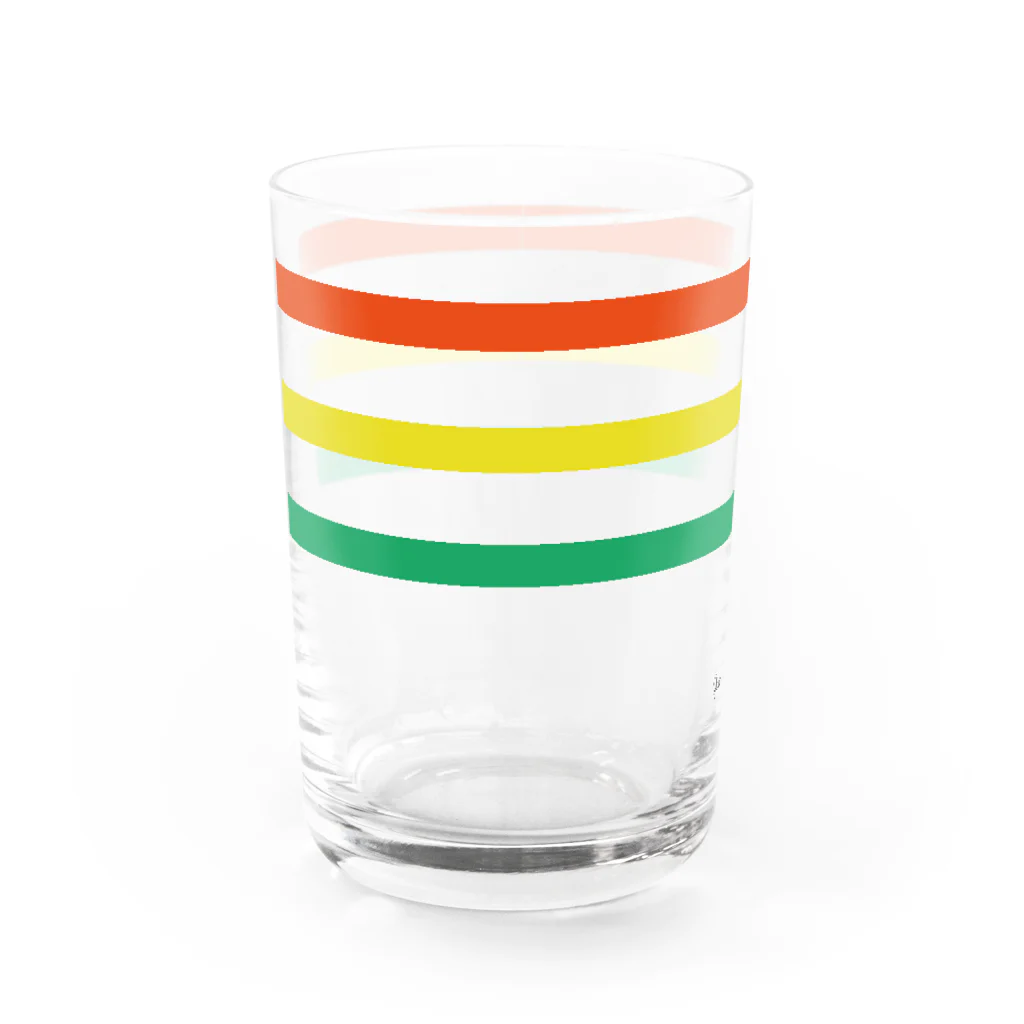 Knot a smileのココまでグラス【no.1 シンプル】 Water Glass :front