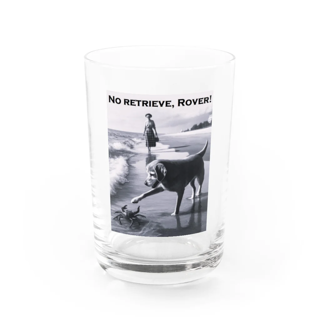 MatrixSphereのNo Retrieve, Rover! (とって来ないでよ ローバー！) Water Glass :front