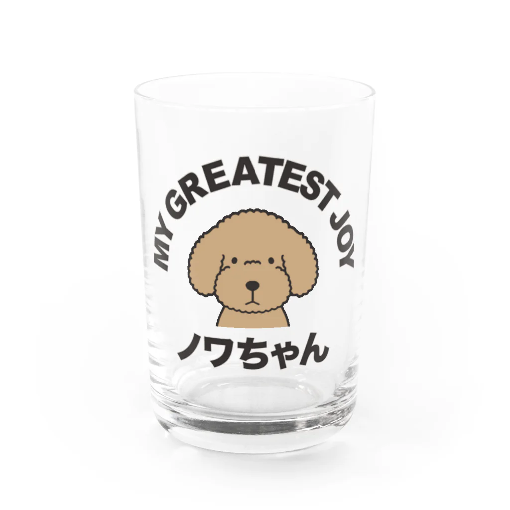 おなまえefrinmanのノワちゃん Water Glass :front