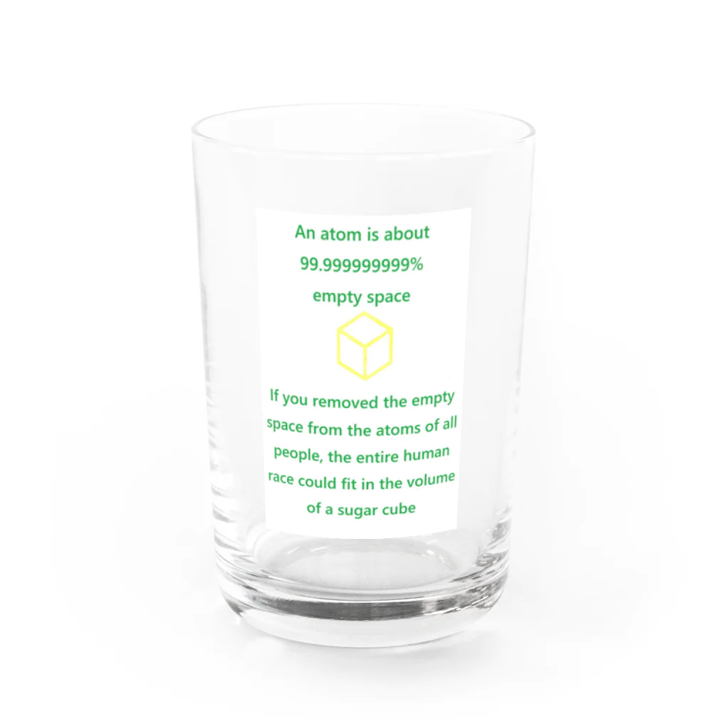 きびだんごのsugarcube Water Glass :front