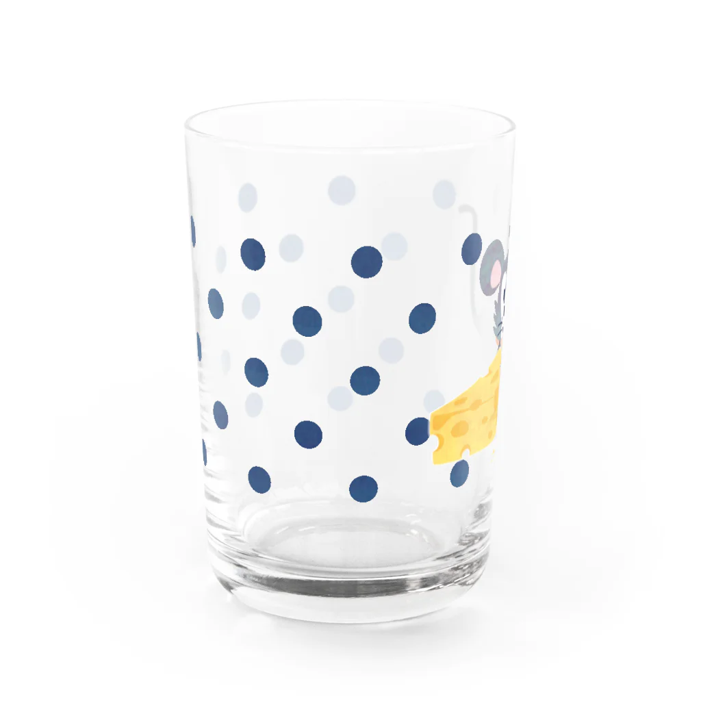 イラスト MONYAAT のチーズはここに！*グラス Water Glass :front