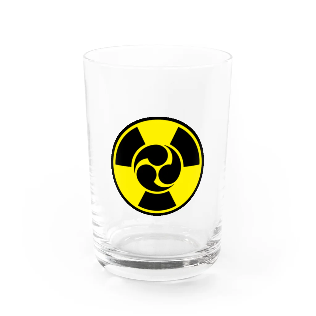 Y_NAKAJIMAの放射線に三つ巴 A Water Glass :front