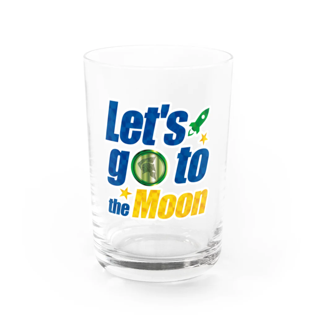 Let's go to the Moon(ADK) （白縁） / 【仮想通貨】ADKグッズ専門店 ( Macci )のグラス通販 ∞  SUZURI（スズリ）