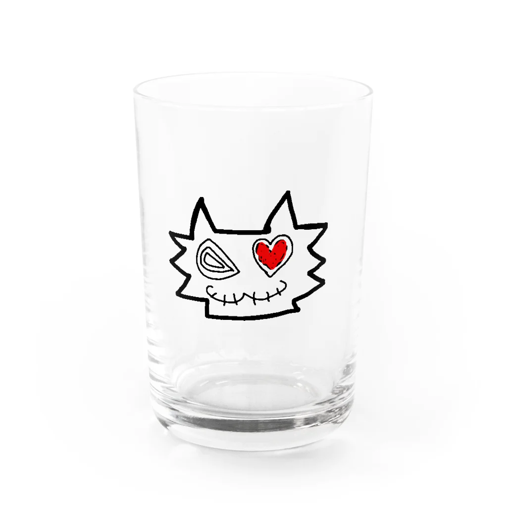 夏陽りんこのこまでびる Water Glass :front