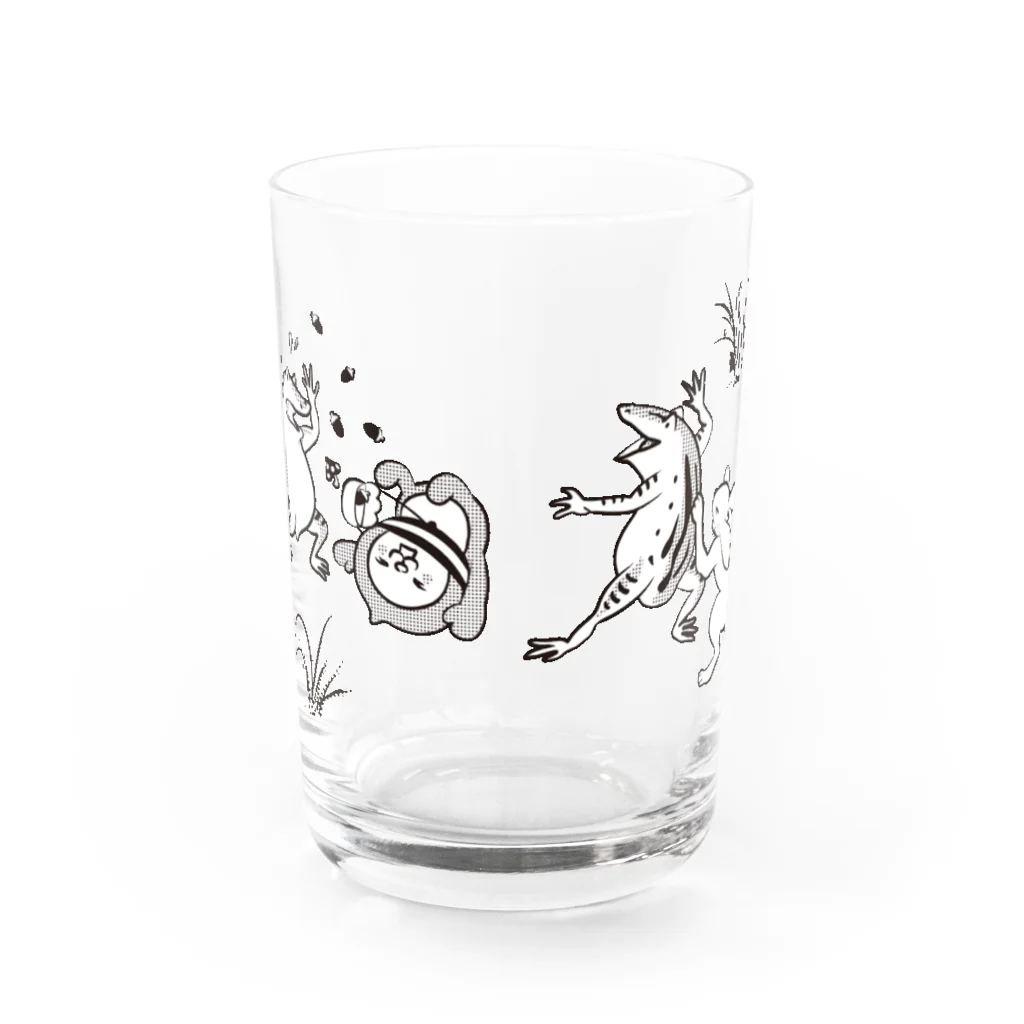永どんの永どん相撲グラス Water Glass :front