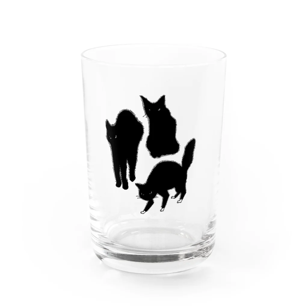 Y O L KのANGRY CAT Water Glass :front