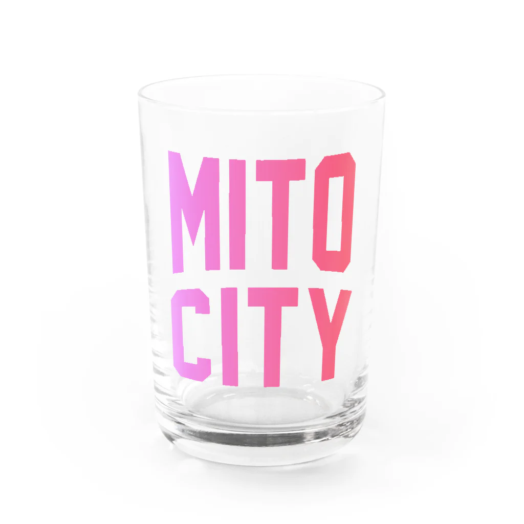 JIMOTOE Wear Local Japanの水戸市 MITO CITY Water Glass :front
