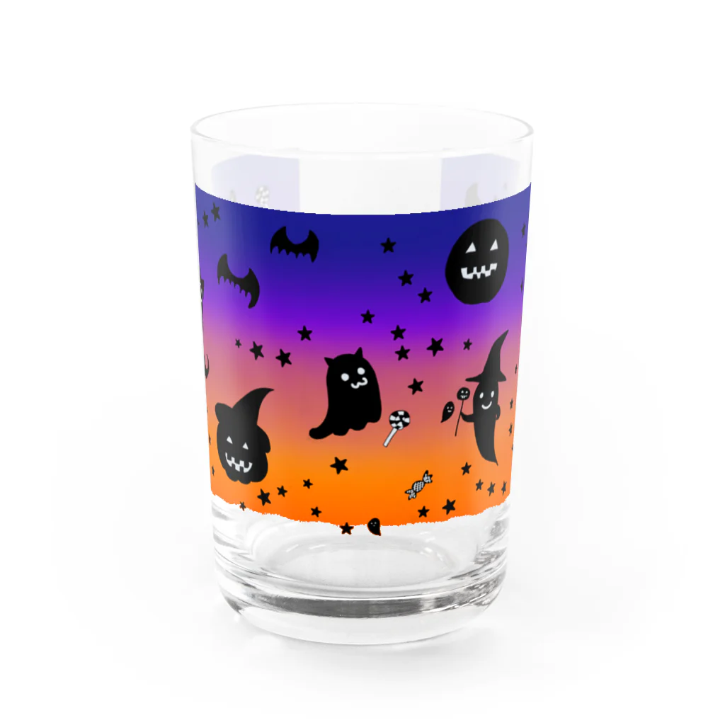Je te veuxのおばけパレード グラデ空 Water Glass :front