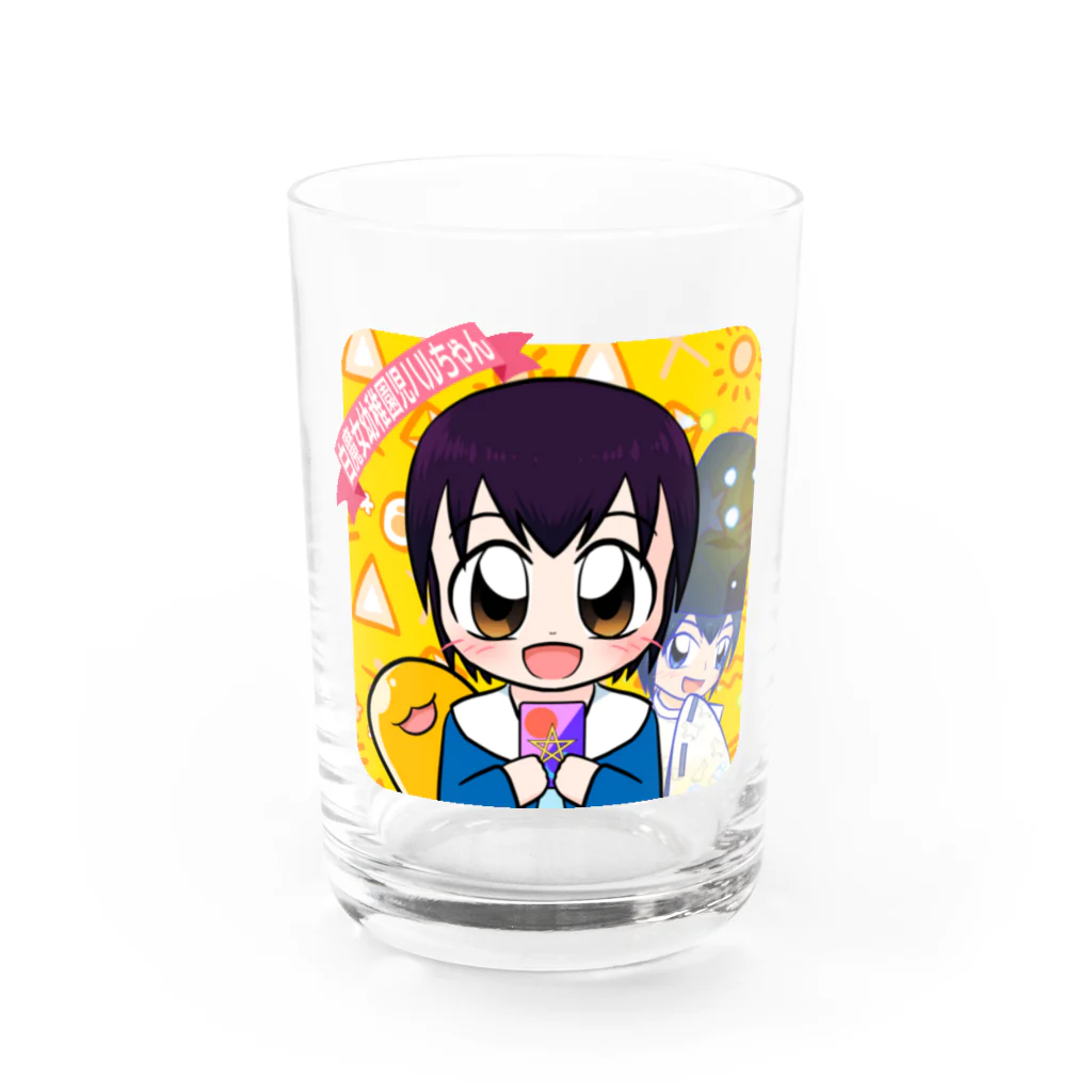 さくらんぼ絵巻の店の白魔女幼稚園児ハルちゃん Water Glass :front