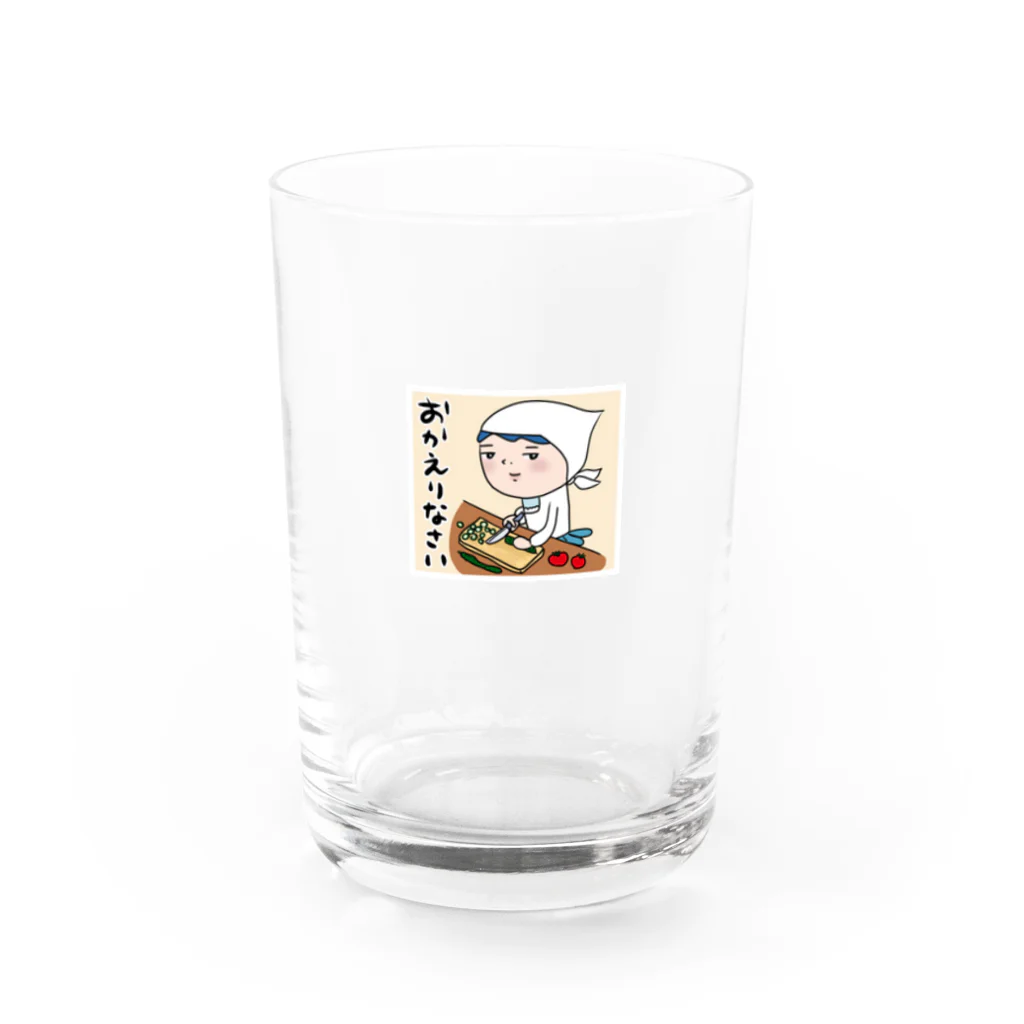 いしだよりこ商店のおかえりなさい Water Glass :front