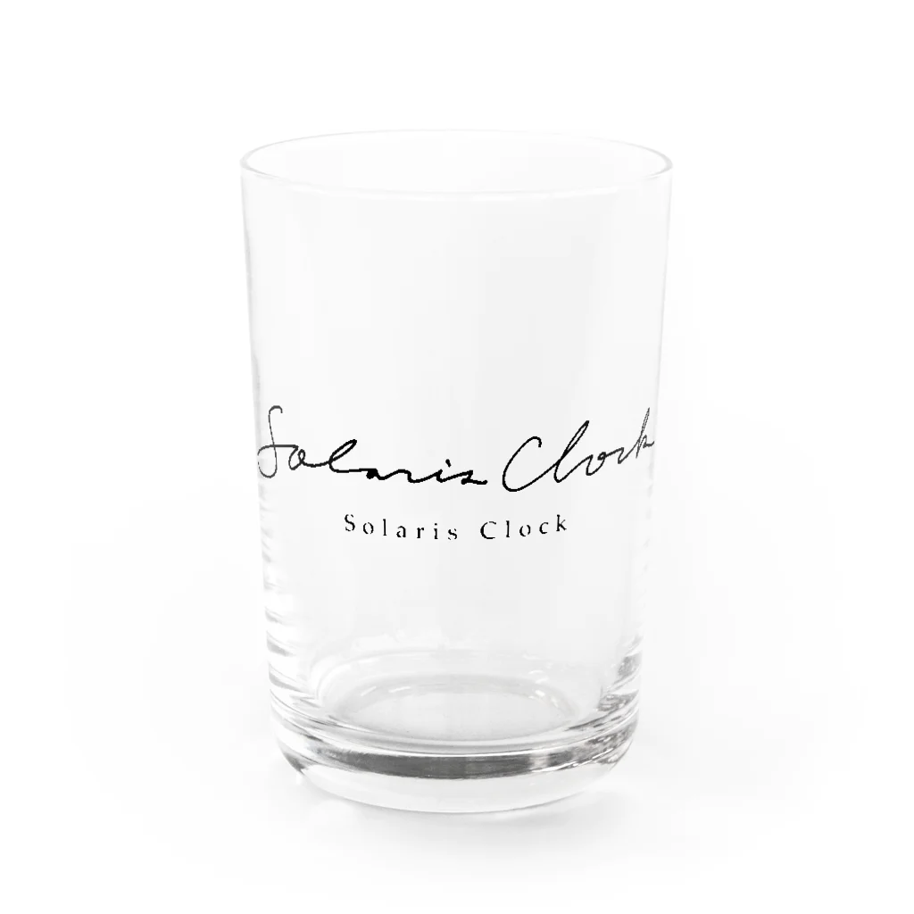 Solaris Clockのグラス Water Glass :front