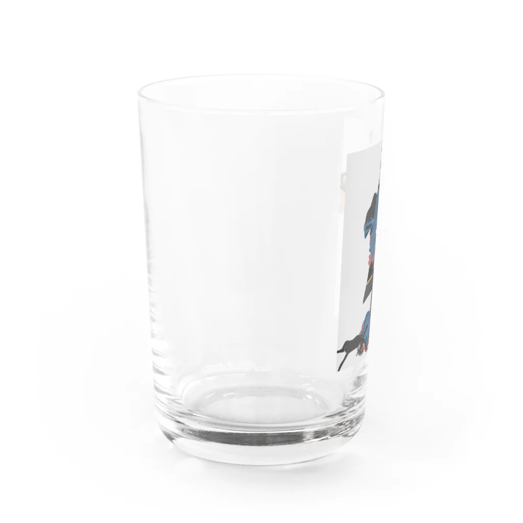 keeeeeep smilingのOK! I can be a waitress, I can be a waitress! #ねこのきもち Water Glass :left