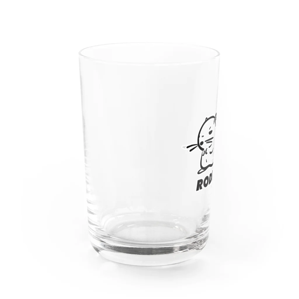RODENTsグッズショップ🐹のろちゅもくん（ノーマル） Water Glass :left