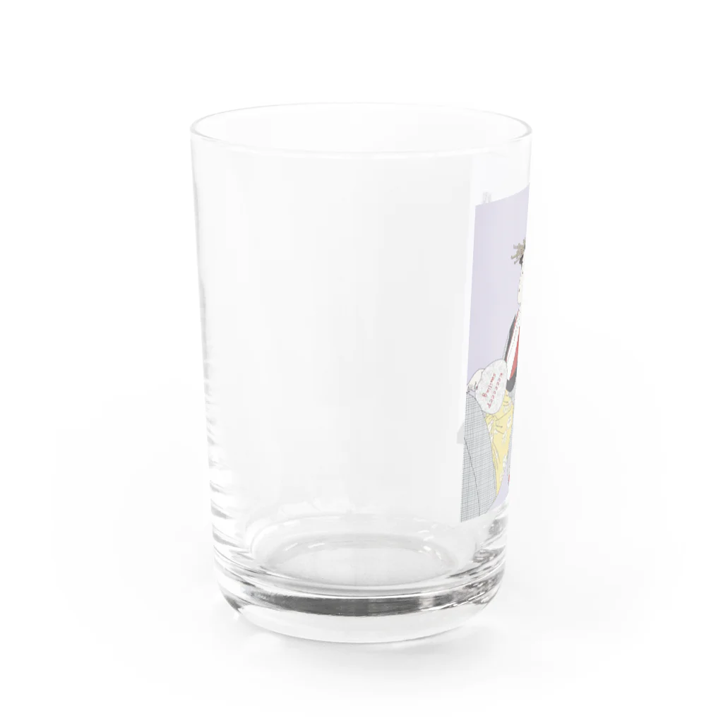keeeeeep smilingの残暑お見舞い申し上げます。 Water Glass :left