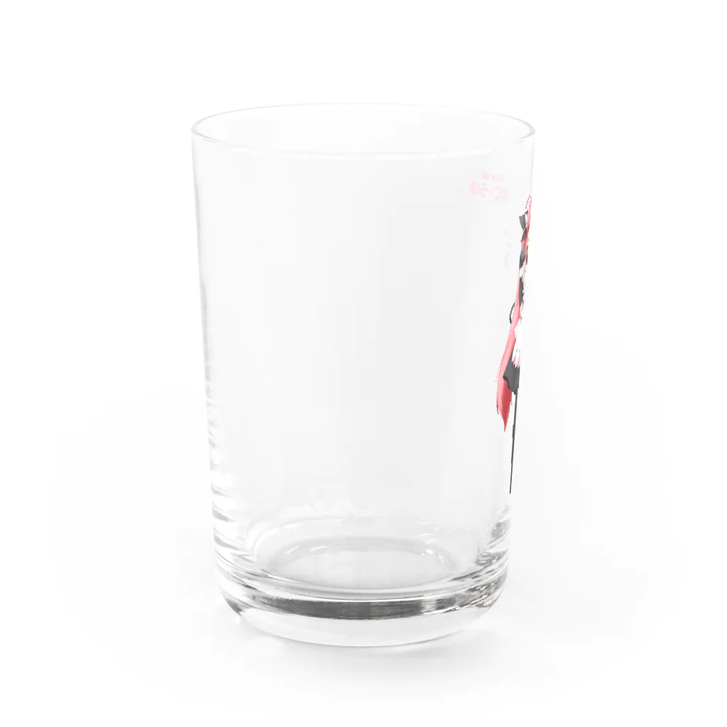 アニメBAR あに☆らぼの秋田町子グッズ Water Glass :left